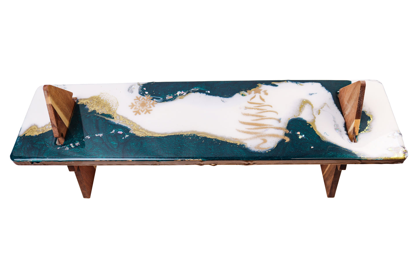 Christmas Lap Serving Tray Platter Boards - Christmas Morning