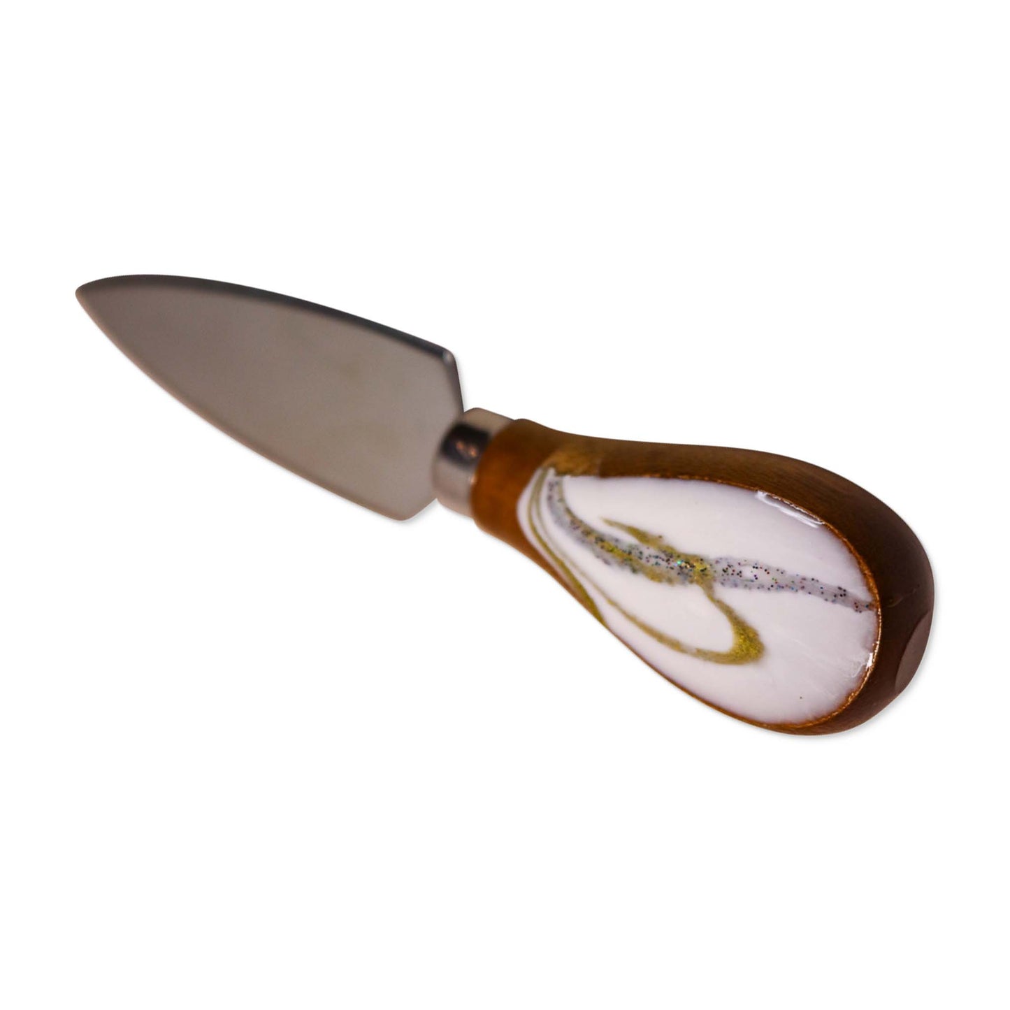 White Christmas Cheese Knives