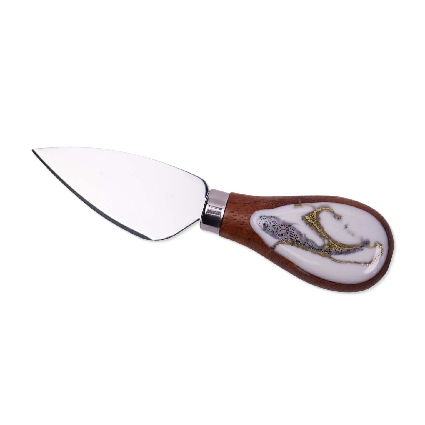 White Christmas Cheese Knives