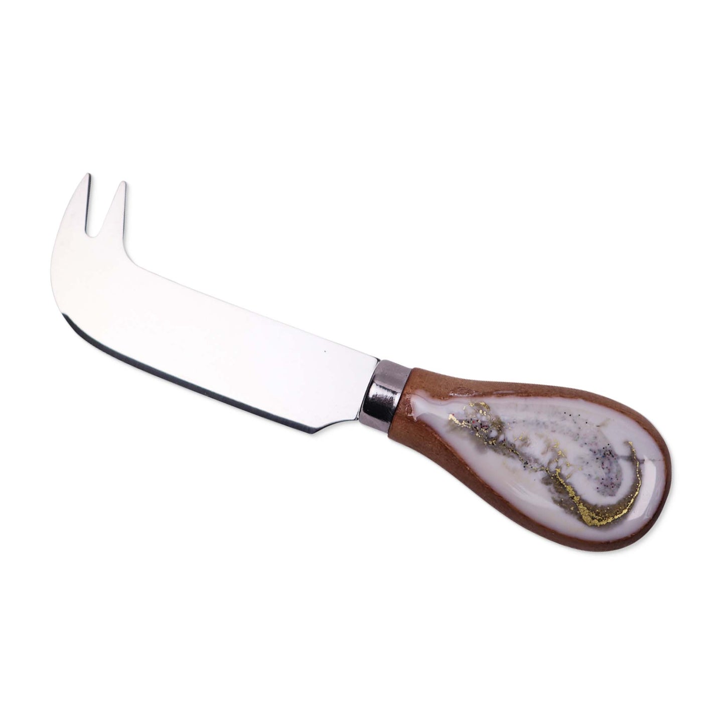 White Christmas Cheese Knives