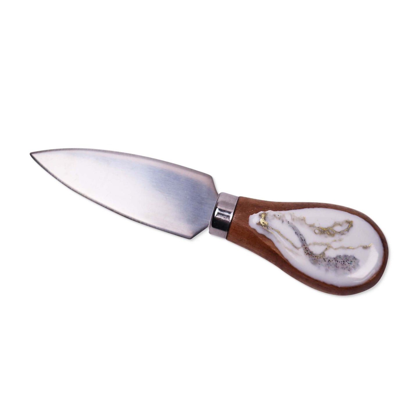 White Christmas Cheese Knives