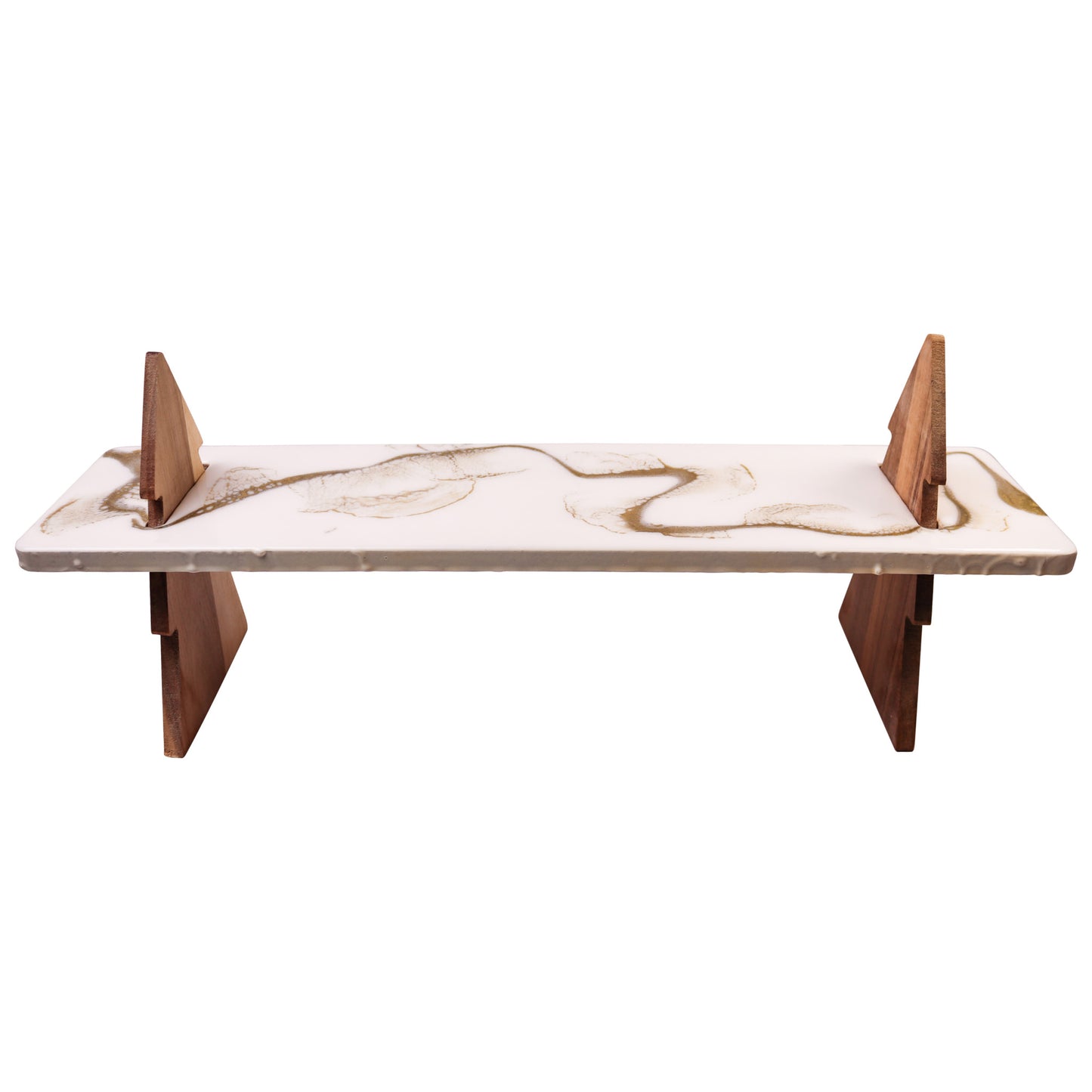Christmas Lap Serving Tray Platter Boards - White Christmas