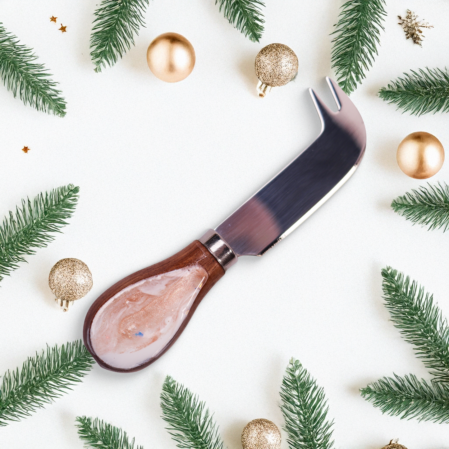 Christmas Bubbles Cheese Knives