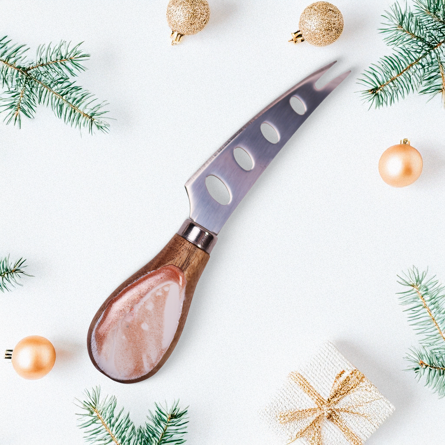 Christmas Bubbles Cheese Knives