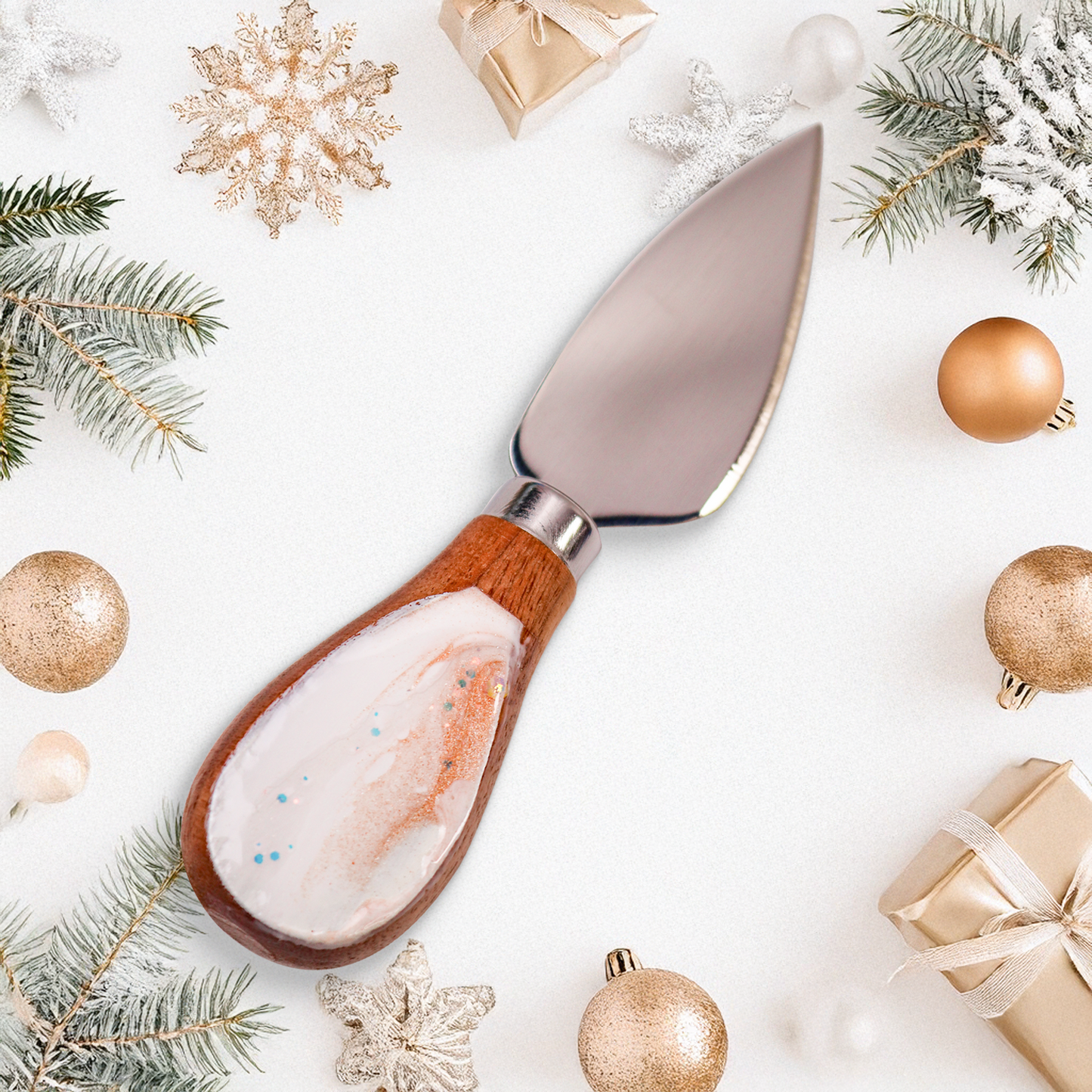 Christmas Bubbles Cheese Knives